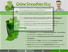 Tablet Screenshot of gruene-smoothies.info