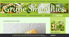 Desktop Screenshot of gruene-smoothies.com